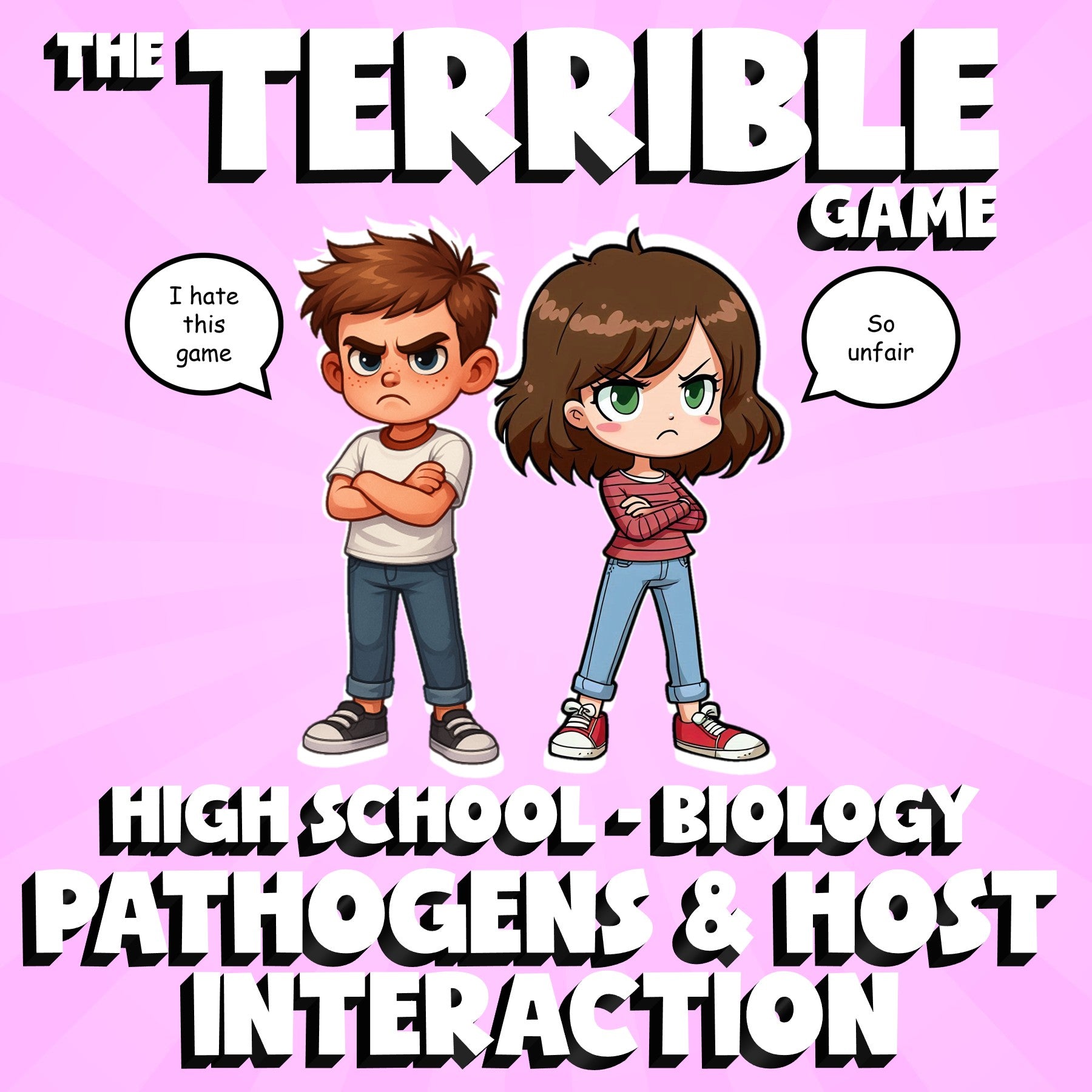 Pathogens & Host Interaction THE TERRIBLE GAME - No Prep Biology Science Review