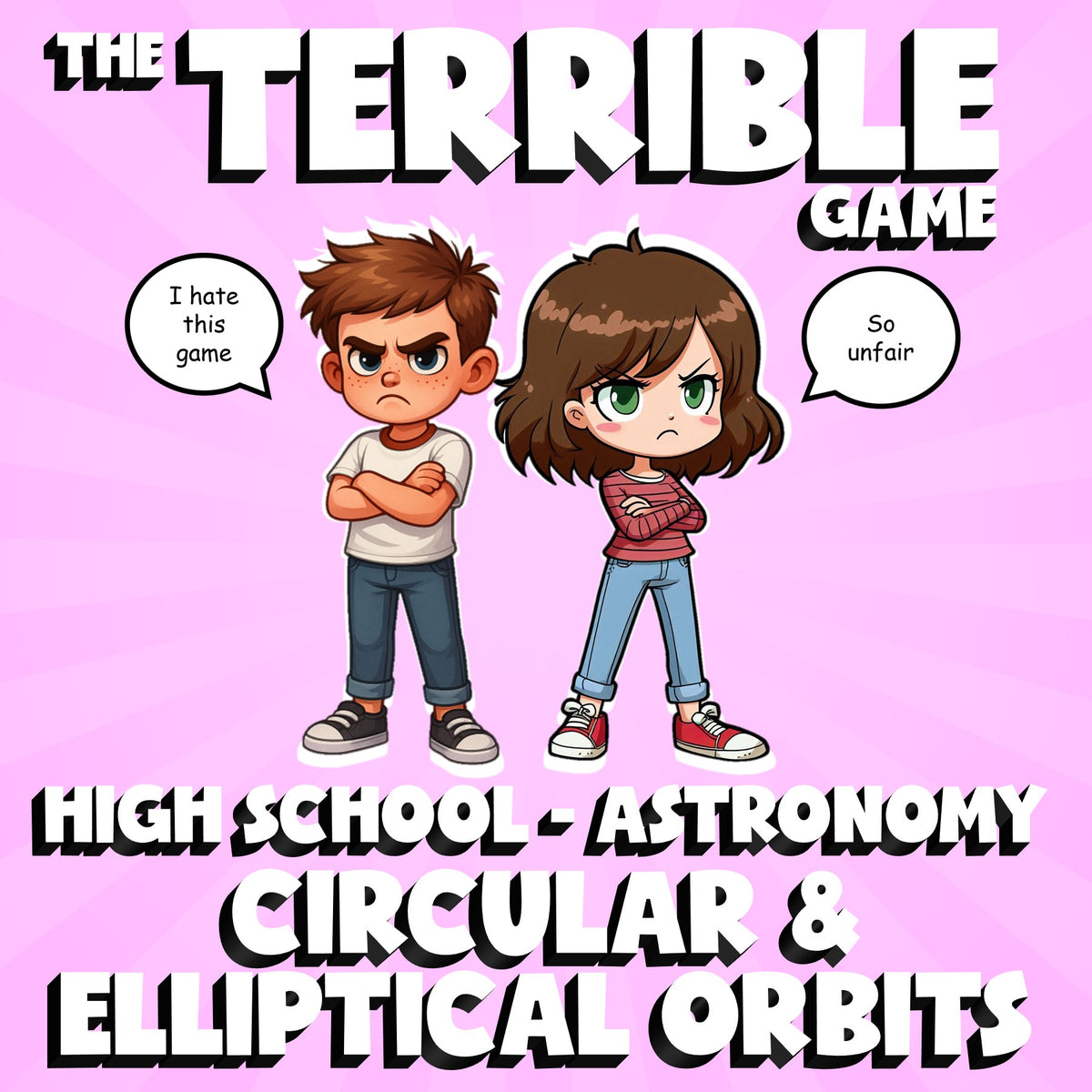 Circular & Elliptical Orbits THE TERRIBLE GAME - Astronomy Science Review