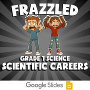 Scientific Careers FRAZZLED Science Game - No Prep Grade 7 Review Activity