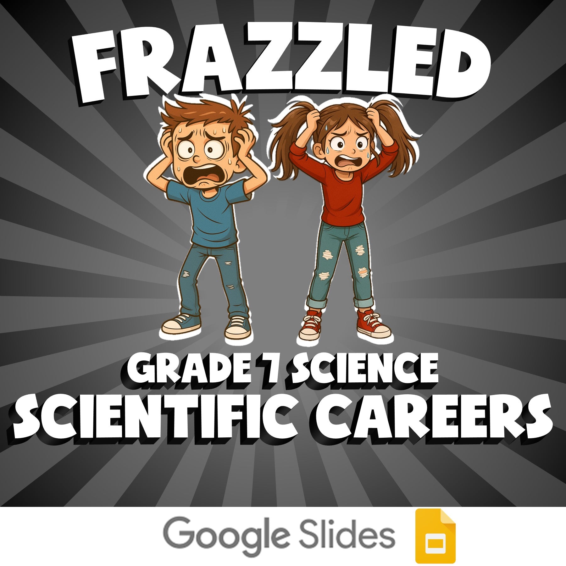 Scientific Careers FRAZZLED Science Game - No Prep Grade 7 Review Activity