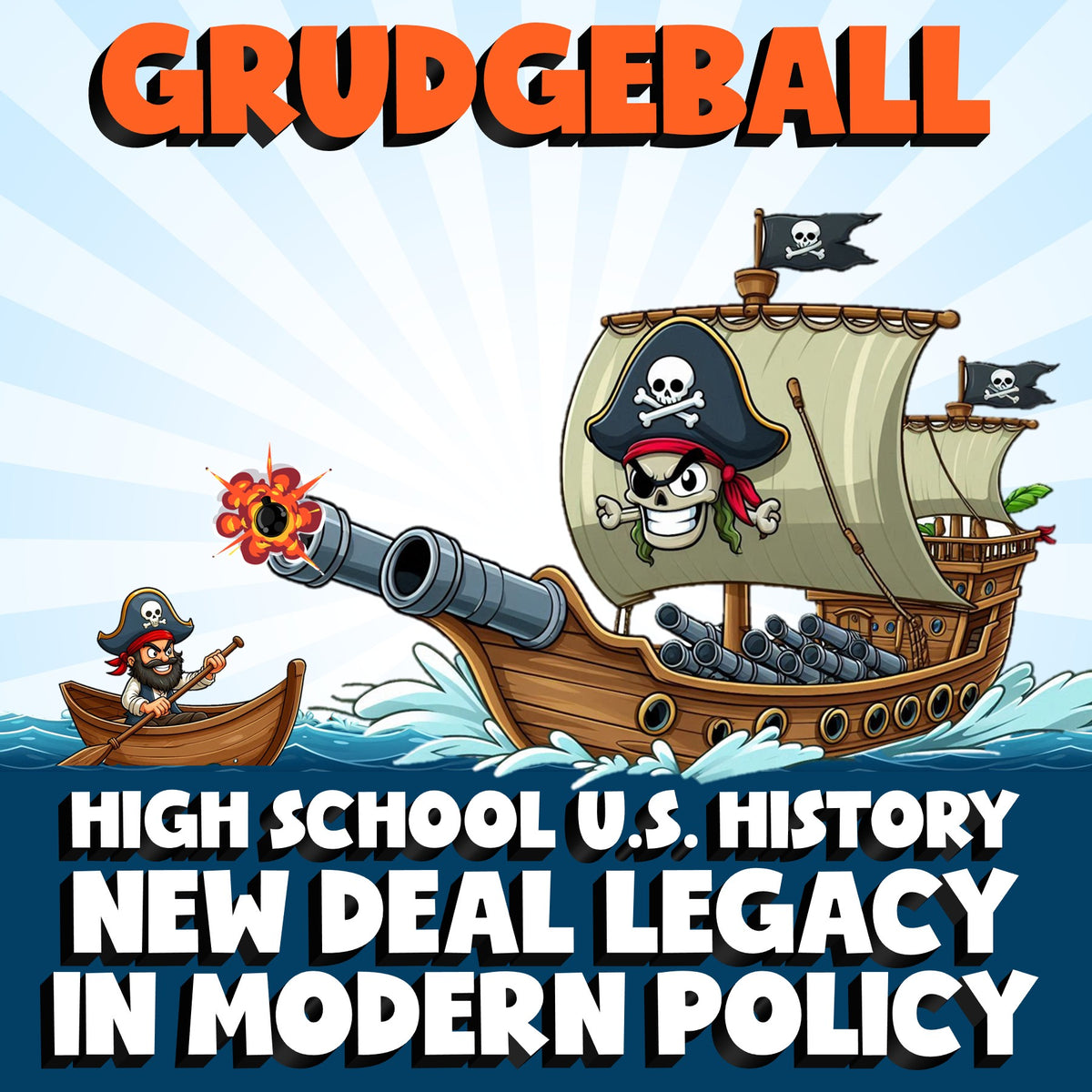 New Deal Legacy in Modern Policy GRUDGEBALL U.S. History Game - No Prep Review