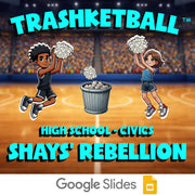 Shays’ Rebellion TRASHKETBALL Civics Game - No Prep Review Activity