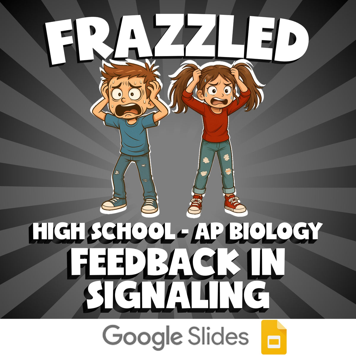 Feedback in Signaling FRAZZLED Science Game - No Prep AP Biology Review Activity