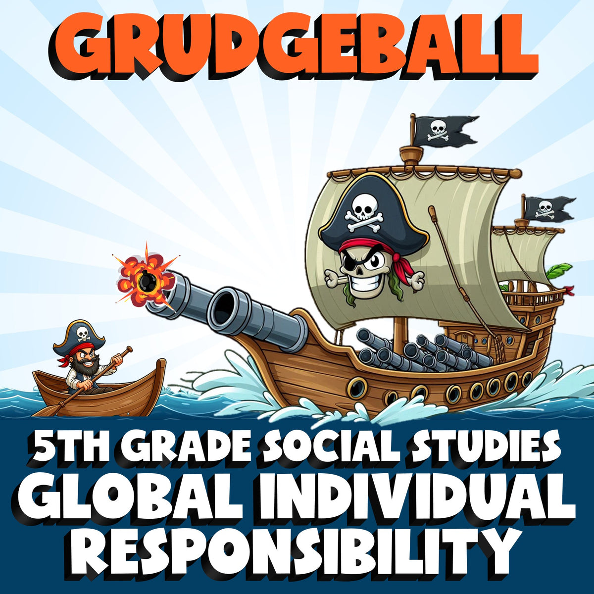 Global Individual Responsibility GRUDGEBALL Socials Game - No Prep Grade 5