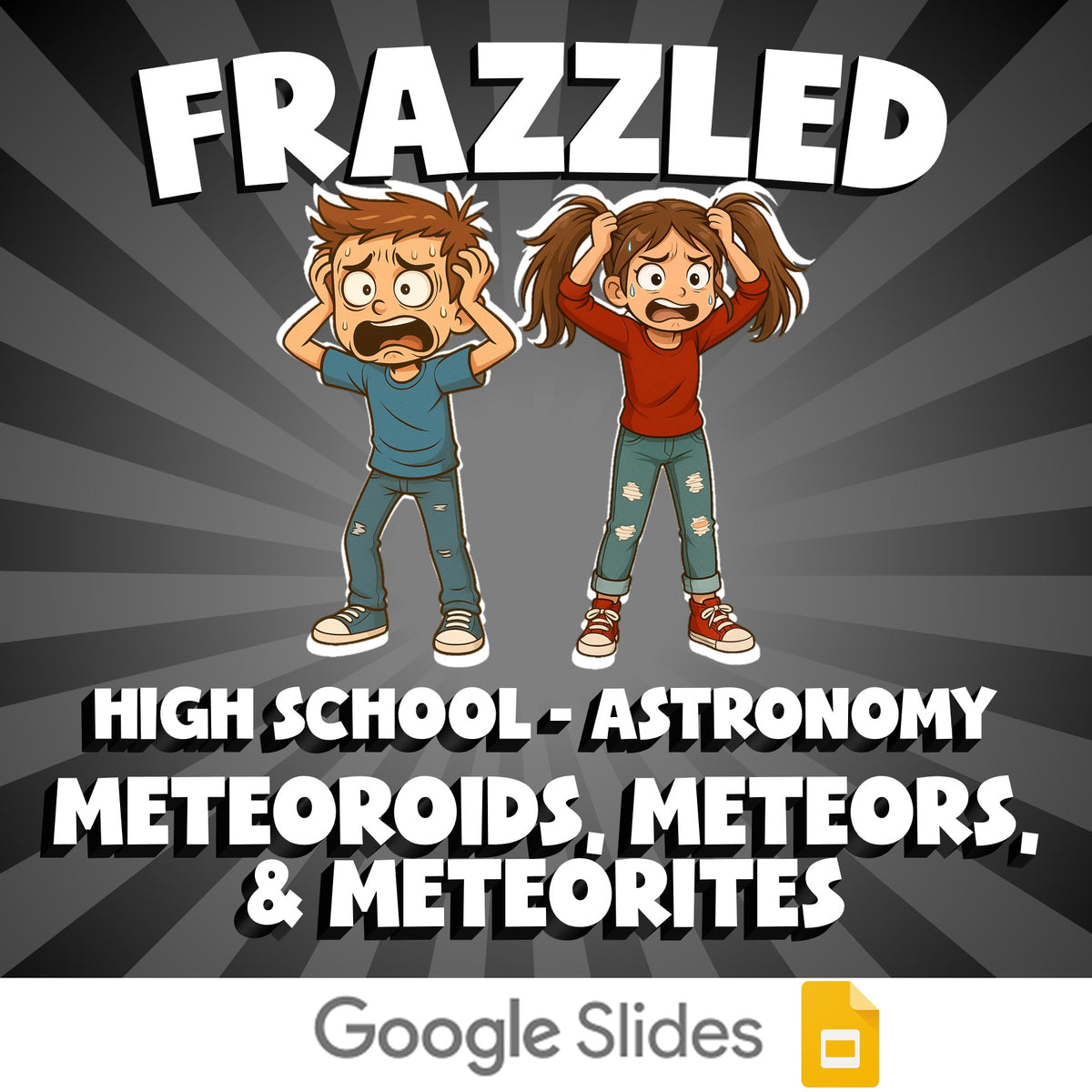 Meteoroids, Meteors, & Meteorites FRAZZLED Science Game - No Prep Astronomy