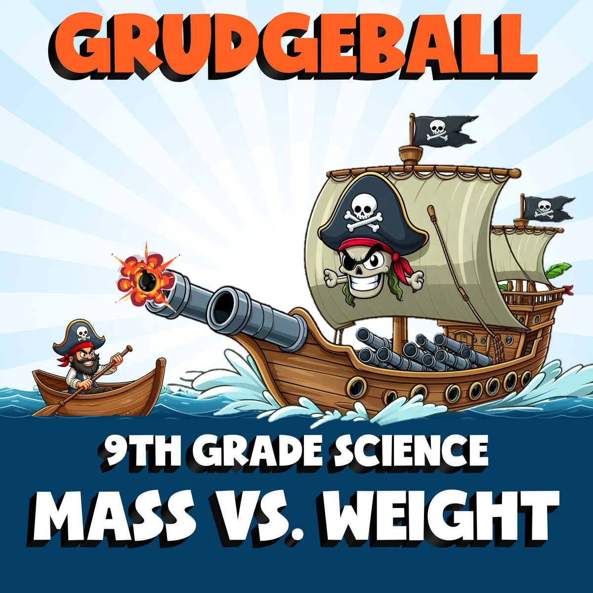 Mass vs. Weight GRUDGEBALL Science Game - No Prep Grade 9 Review Activity