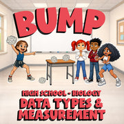 Data Types & Measurement BUMP Science Game - No Prep Biology Review Activity