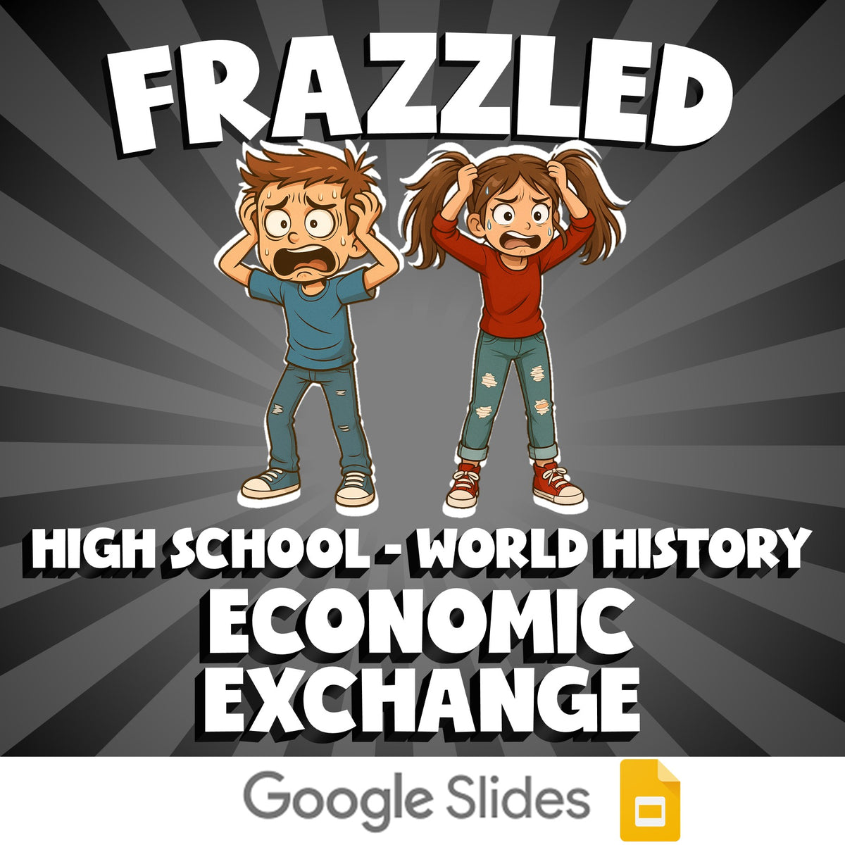 Economic Exchange FRAZZLED Game - No Prep World History Review Activity