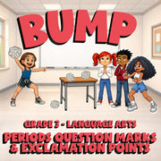 Periods Question Marks & Exclamation Points BUMP ELA Game - No Prep Grade 3
