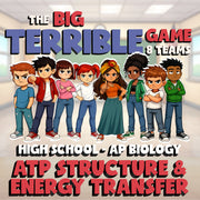 ATP Structure & Energy Transfer BIG TERRIBLE GAME - AP Biology Science Review