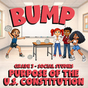 Purpose of the U.S. Constitution BUMP Socials Game - No Prep Grade 3 Review