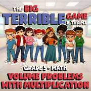 Volume Problems with Multiplication BIG TERRIBLE GAME - Grade 5 Math Review