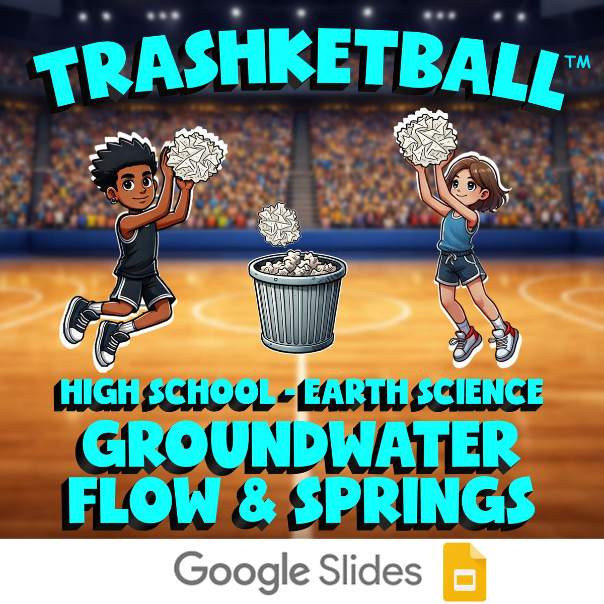 Groundwater Flow & Springs TRASHKETBALL Game - No Prep Earth Science Review