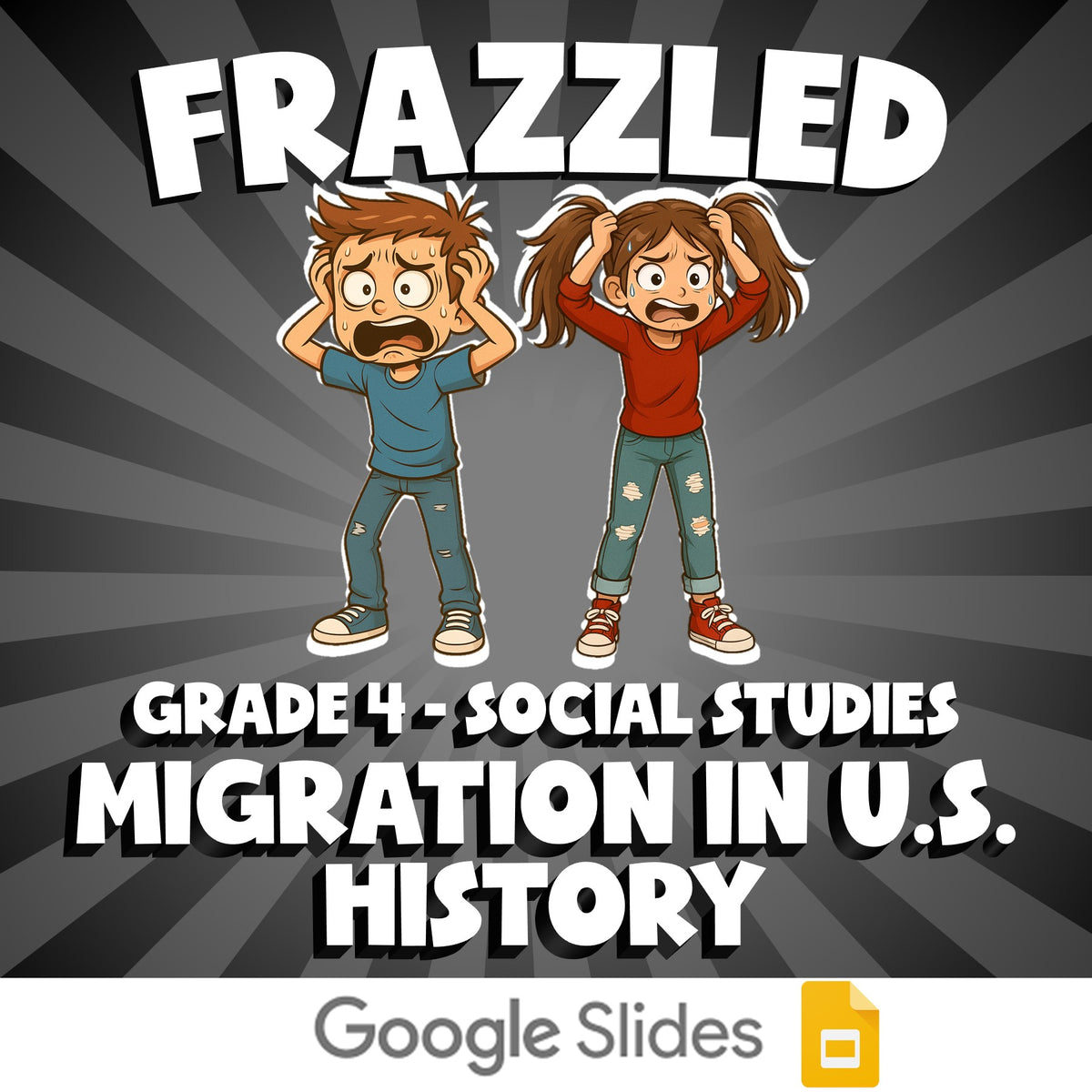 Migration in U.S. History FRAZZLED Socials Game - No Prep Grade 4 Review