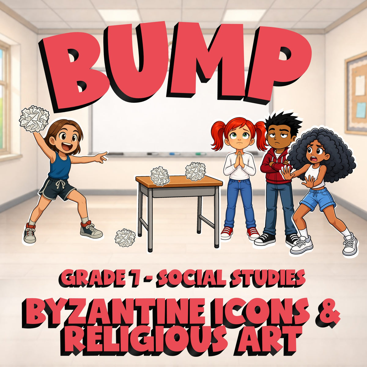Byzantine Icons & Religious Art BUMP Socials Game - No Prep Grade 7 Review