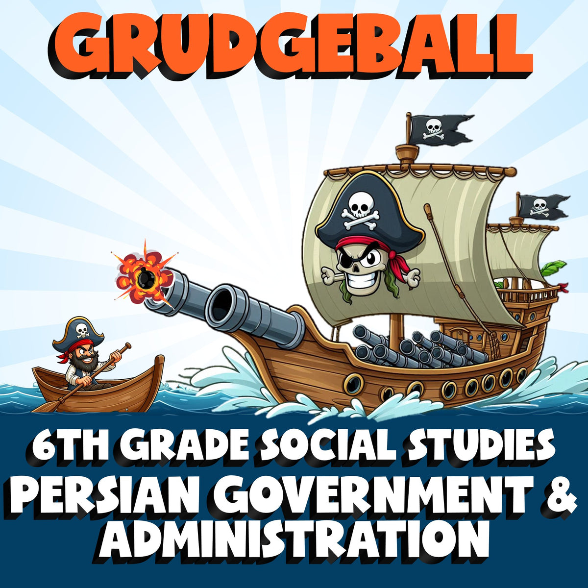 Persian Government & Administration GRUDGEBALL Socials Game - No Prep Grade 6