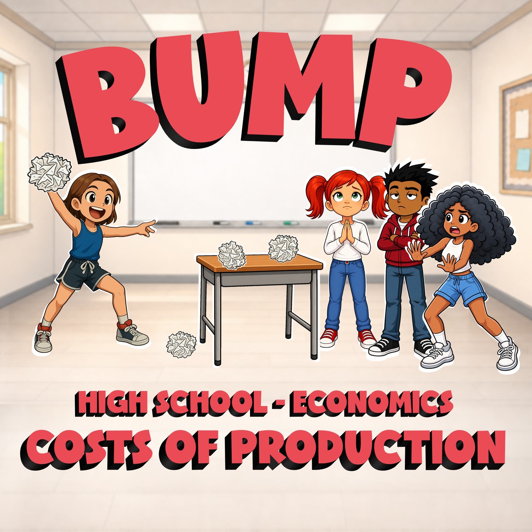 Costs of Production BUMP Economics Game - No Prep Review Activity