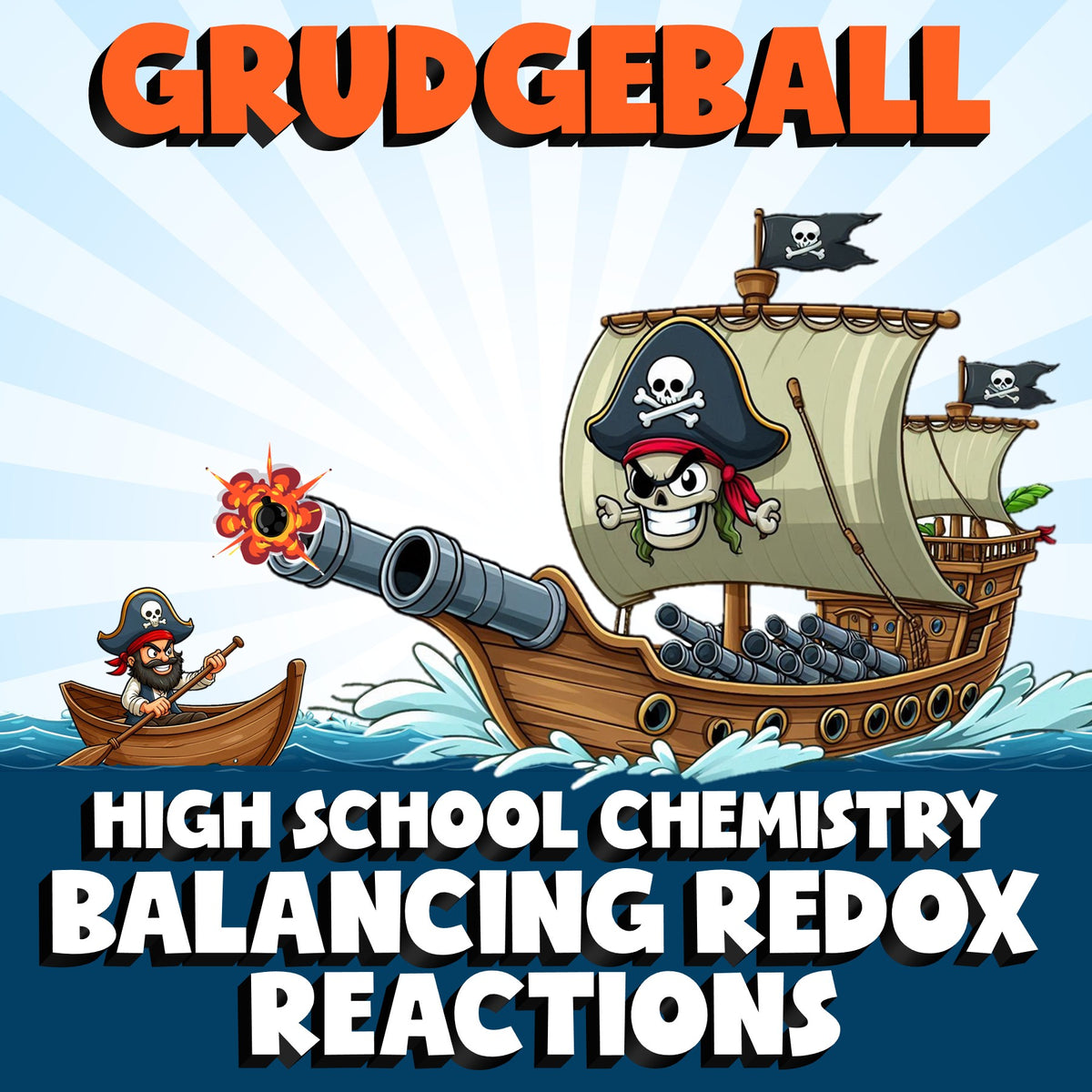 Balancing Redox Reactions GRUDGEBALL Science Game - No Prep Chemistry Review