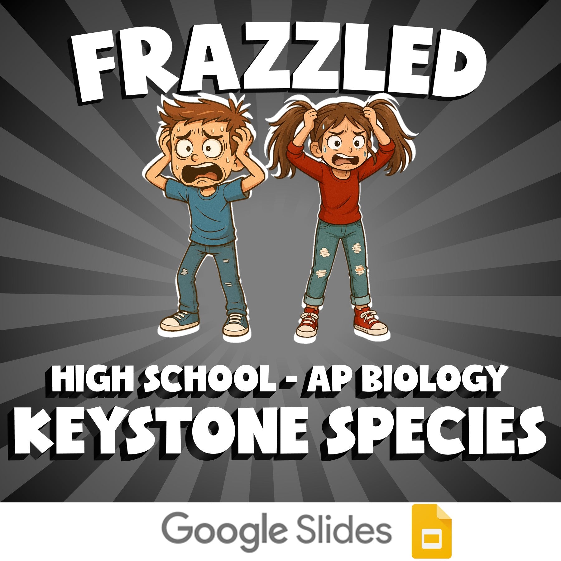 Keystone Species FRAZZLED Science Game - No Prep AP Biology Review Activity