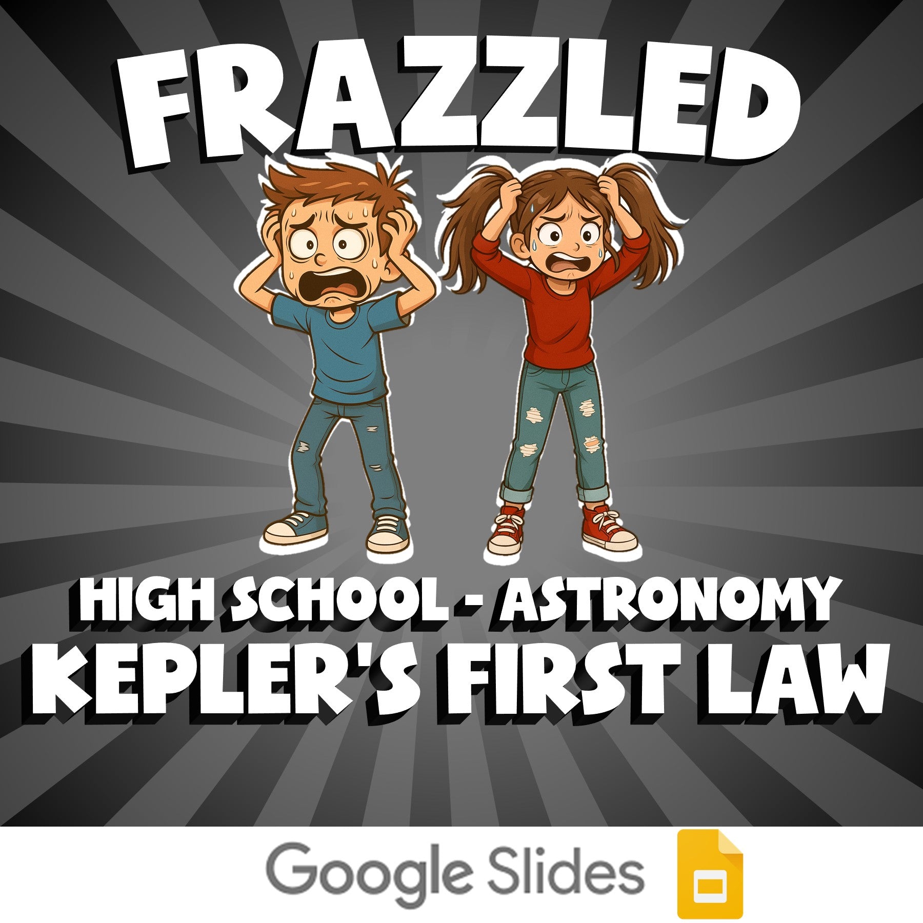Kepler’s First Law FRAZZLED Science Game - No Prep Astronomy Review Activity