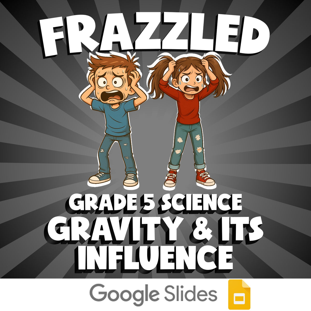 Gravity & Its Influence FRAZZLED Science Game - No Prep Grade 5 Review Activity