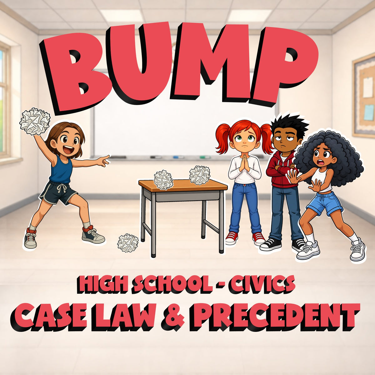 Case Law & Precedent BUMP Civics Game - No Prep Review Activity