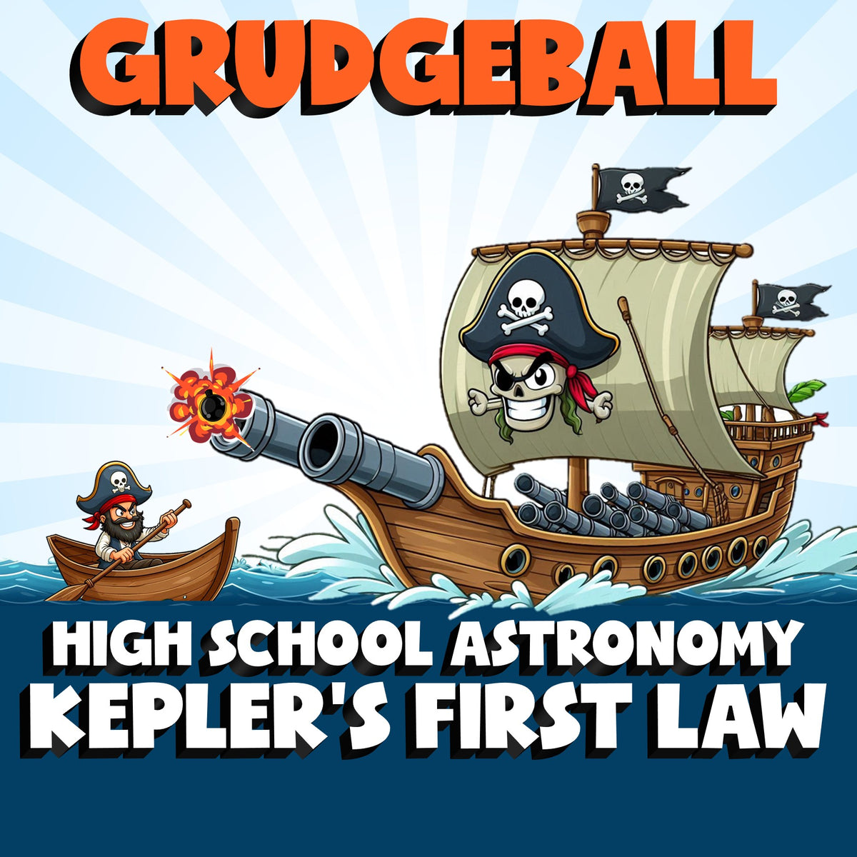 Kepler’s First Law GRUDGEBALL Science Game - No Prep Astronomy Review Activity