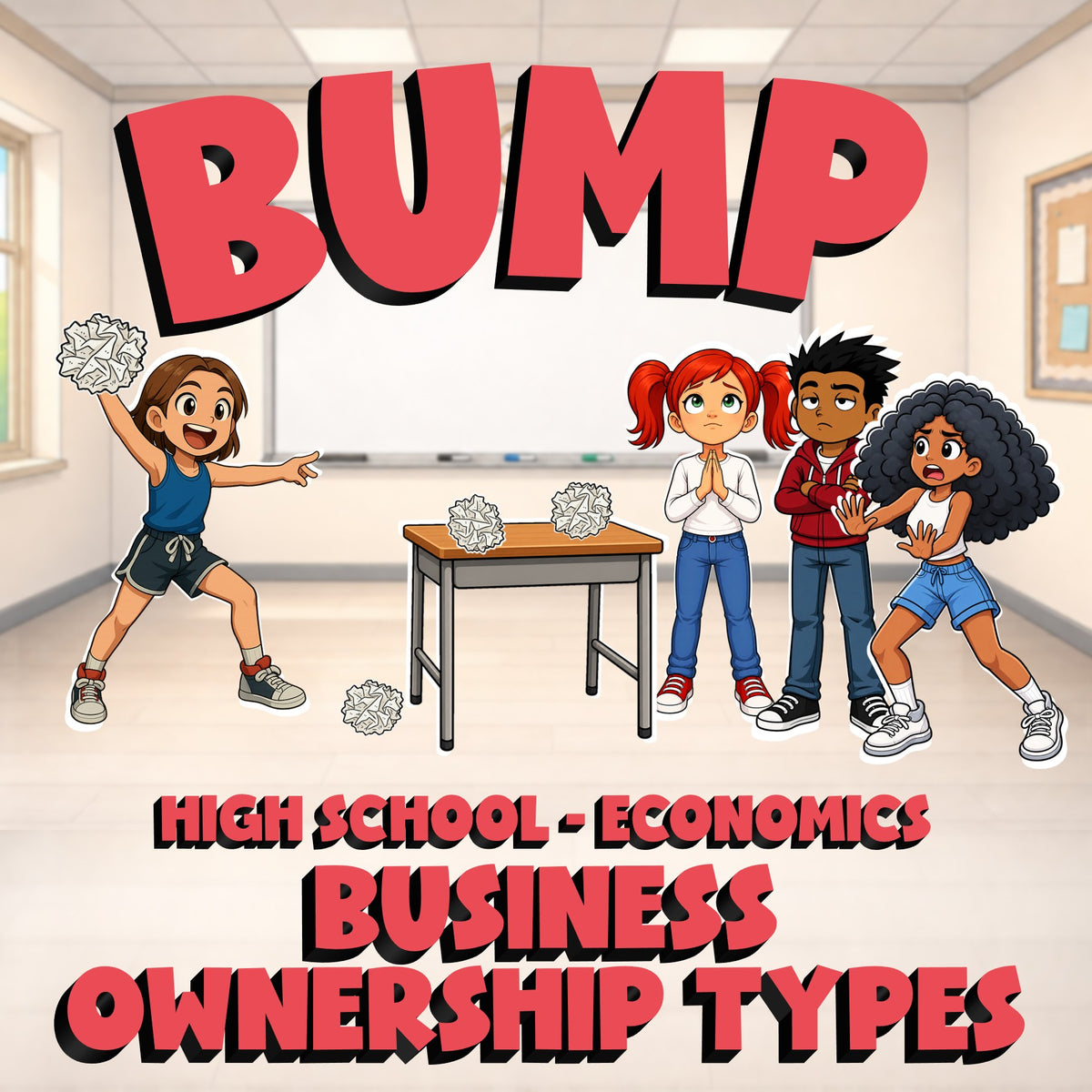 Business Ownership Types BUMP Economics Game - No Prep Review Activity