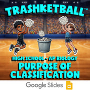 Purpose of Classification TRASHKETBALL Science Game - No Prep AP Biology Review