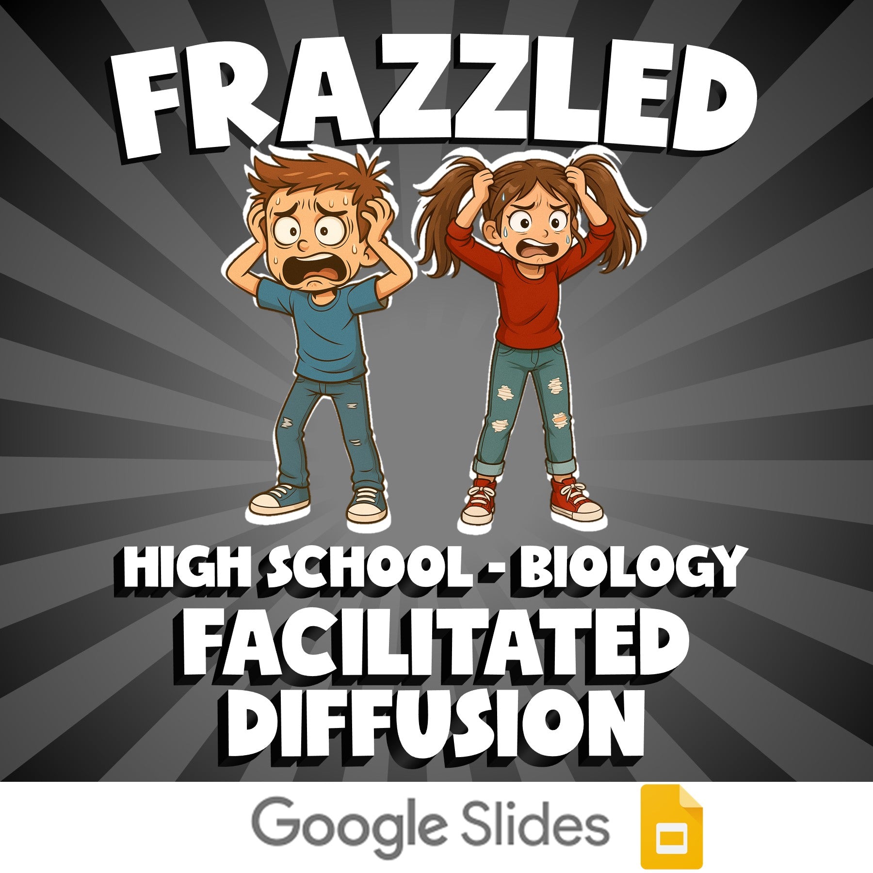Facilitated Diffusion FRAZZLED Science Game - No Prep Biology Review Activity