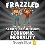 Economic Inequality FRAZZLED Socials Game - No Prep Grade 4 Review Activity