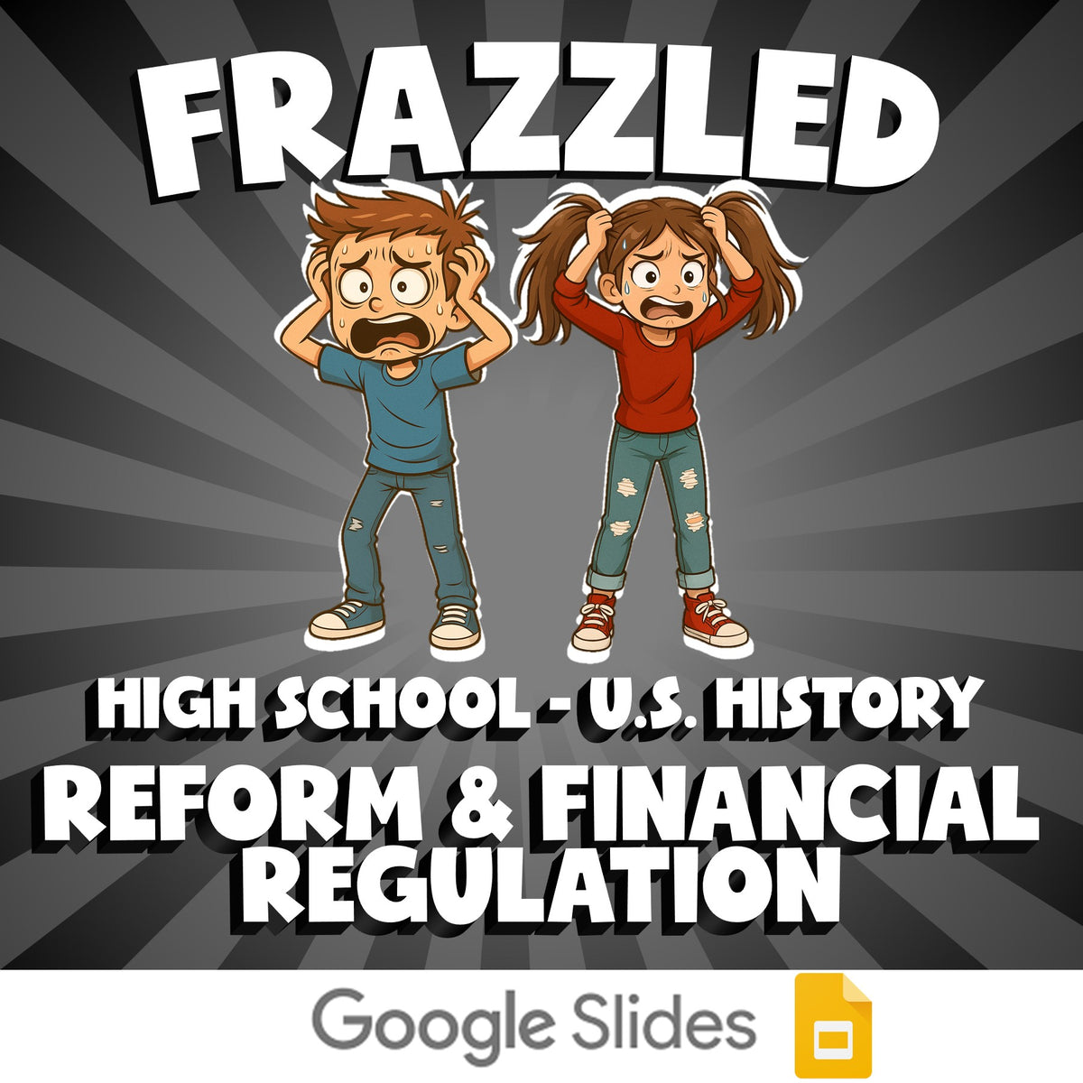 Reform & Financial Regulation FRAZZLED U.S. History Game - No Prep Review