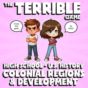 Colonial Regions & Development THE TERRIBLE GAME - No Prep U.S. History Review