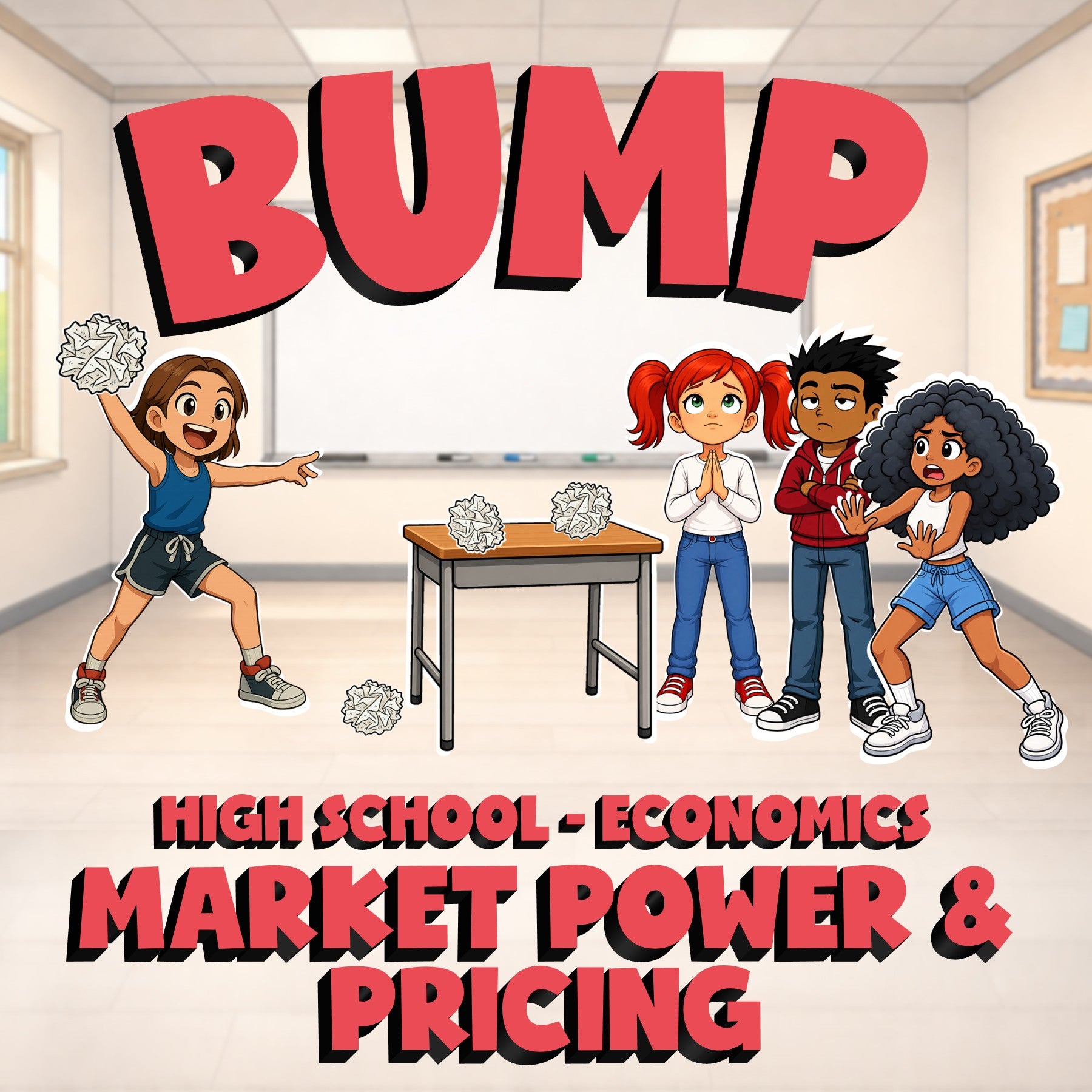 Market Power & Pricing BUMP Economics Game - No Prep Review Activity