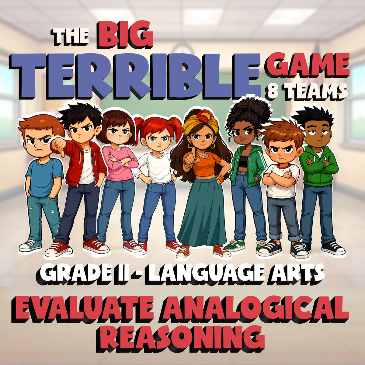 Evaluate Analogical Reasoning BIG TERRIBLE GAME - No Prep Grade 11 ELA Review
