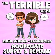 Aggregate Supply & Demand THE TERRIBLE GAME - No Prep Economics Review Activity