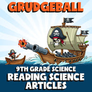 Reading Science Articles GRUDGEBALL Science Game - No Prep Grade 9 Review
