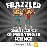 3D Printing in Science FRAZZLED Science Game - No Prep Grade 7 Review Activity