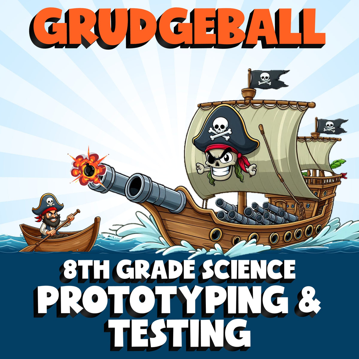 Prototyping & Testing GRUDGEBALL Science Game - No Prep Grade 8 Review Activity