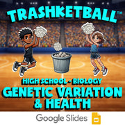 Genetic Variation & Health TRASHKETBALL Science Game - No Prep Biology Review