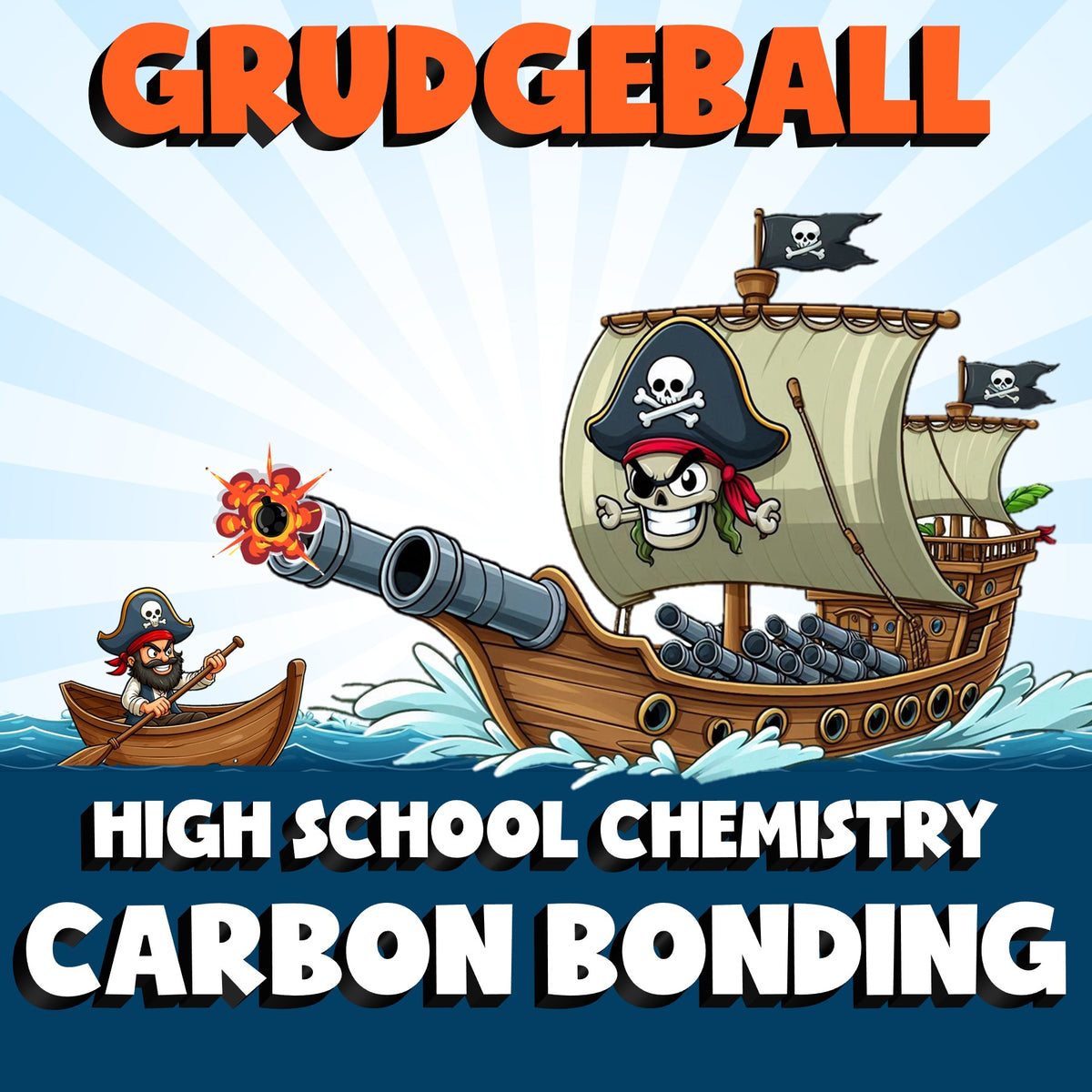 Carbon Bonding GRUDGEBALL Science Game - No Prep Chemistry Review Activity