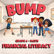 Financial Literacy BUMP Math Game - No Prep Grade 6 Review Activity