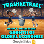Growth of Global Economies TRASHKETBALL Socials Game - No Prep Grade 7 Review