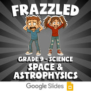 Space & Astrophysics FRAZZLED Science Game - No Prep Grade 9 Review Activity