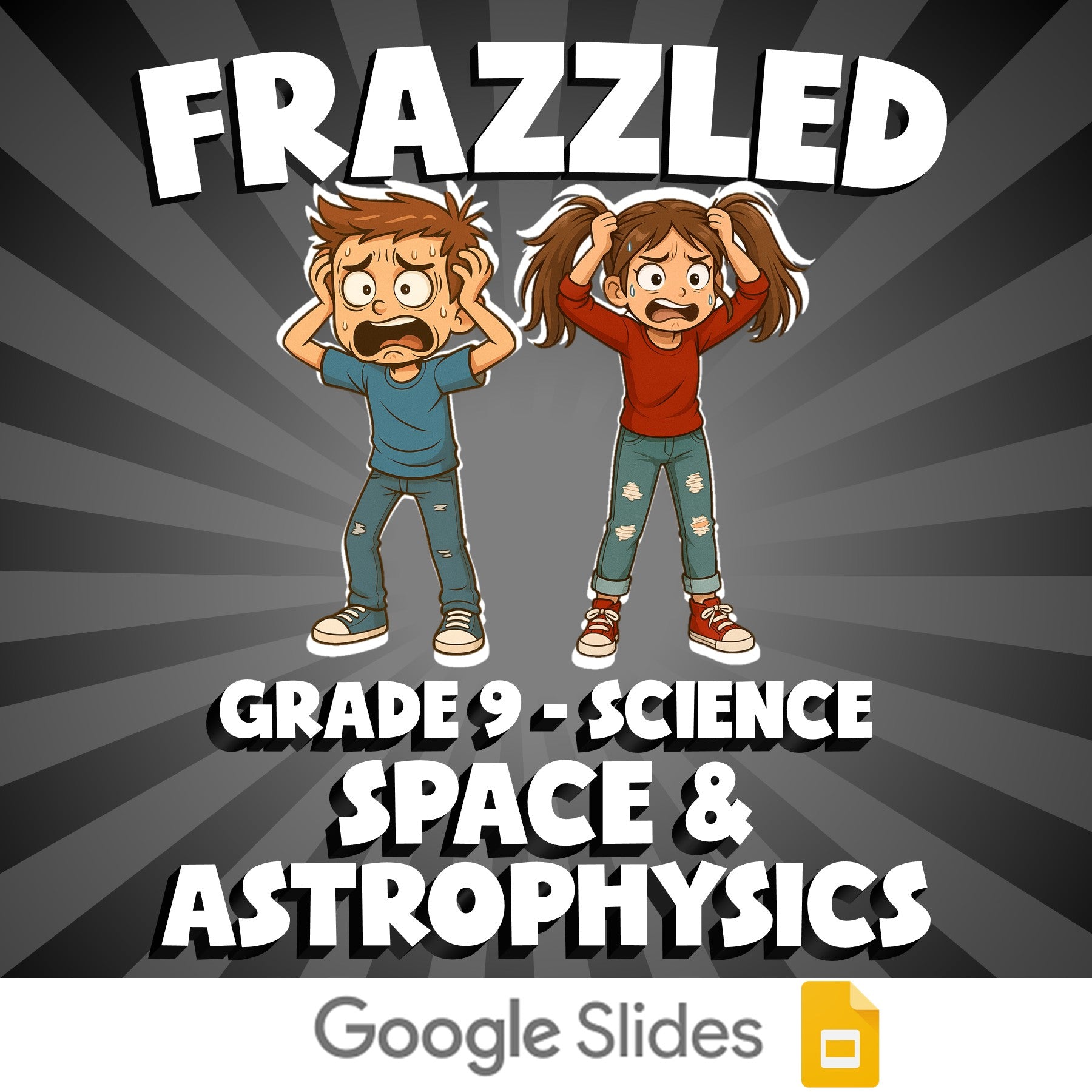 Space & Astrophysics FRAZZLED Science Game - No Prep Grade 9 Review Activity