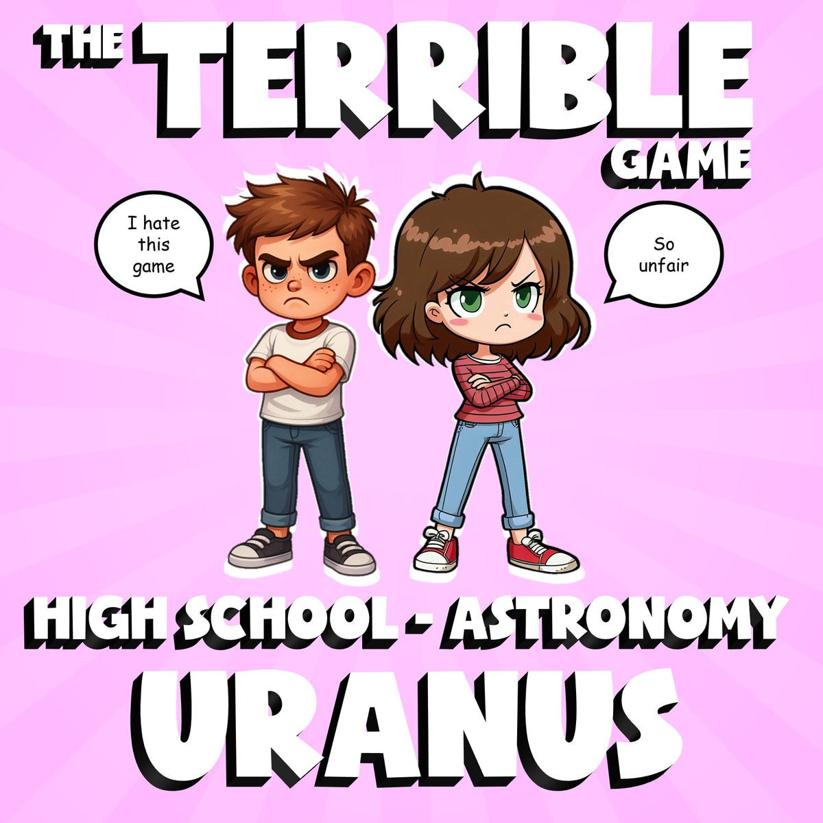 Uranus THE TERRIBLE GAME - No Prep Astronomy Science Review Activity