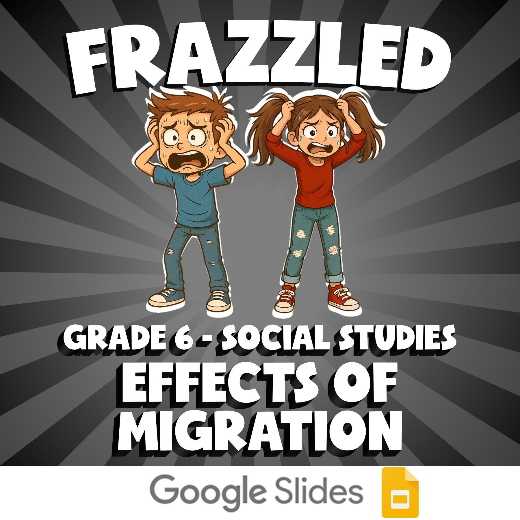 Effects of Migration FRAZZLED Socials Game - No Prep Grade 6 Review Activity
