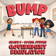Government Regulation BUMP Socials Game - No Prep Grade 8 Review Activity