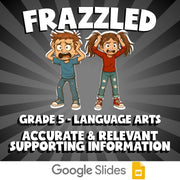 Accurate & Relevant Supporting Information FRAZZLED ELA Game - No Prep Grade 5