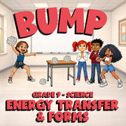 Energy Transfer & Forms BUMP Science Game - No Prep Grade 9 Review Activity